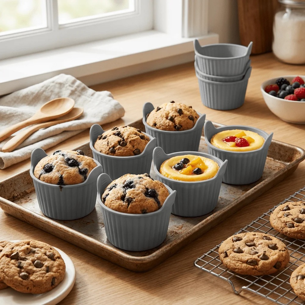 6Pcs Silicone Air Fryer Mold D - огляд і ціна Kitchen Pro Baking Tray