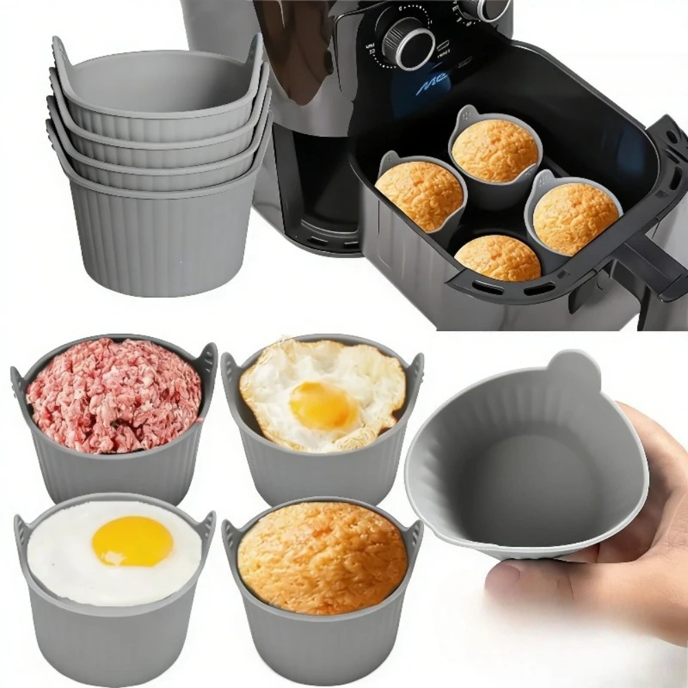 6Pcs Silicone Air Fryer Mold D - огляд і ціна Kitchen Pro Baking Tray