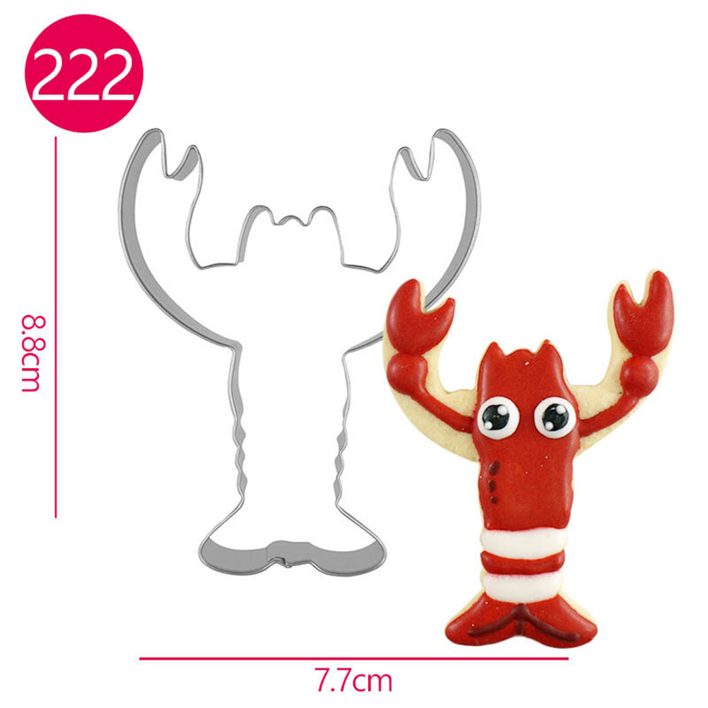 4pcs Lobster Shape Cookie Cutt - огляд і ціна Kitchen Tools In Baking