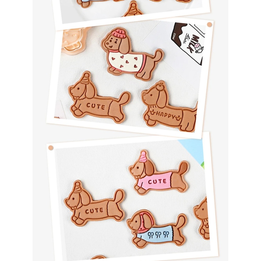 Cookie Mold Stamp Cartoon Saus - огляд і ціна Baking Kitchen Diy