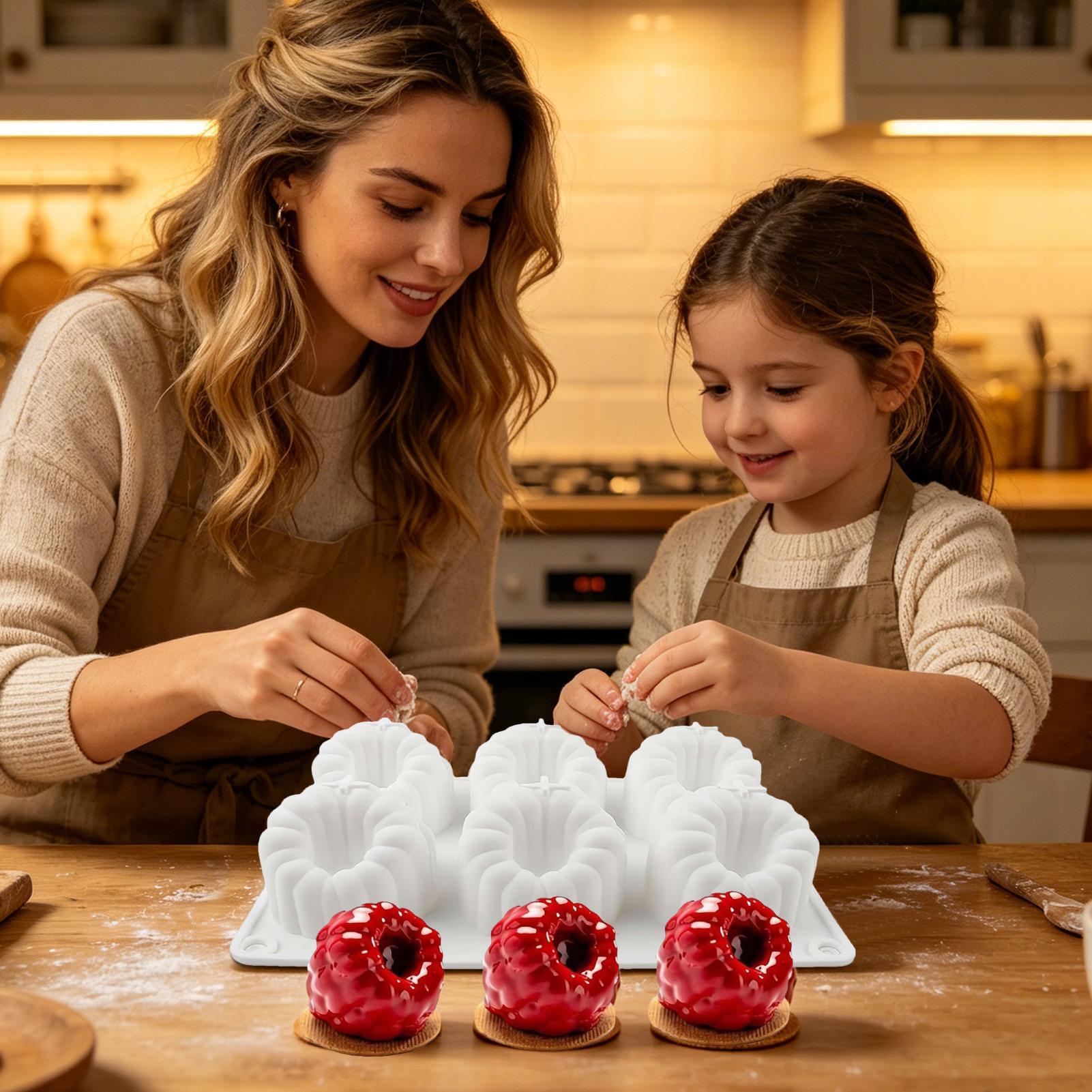 Raspberry Silicone Mold 3D Ras - огляд і ціна Kitchen Baking Molds