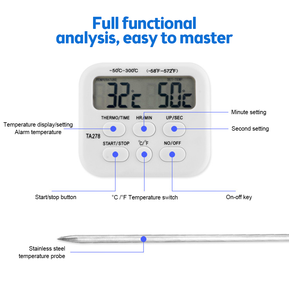 TA278 Digital Kitchen Thermome - огляд і ціна Kitchen Baking Station