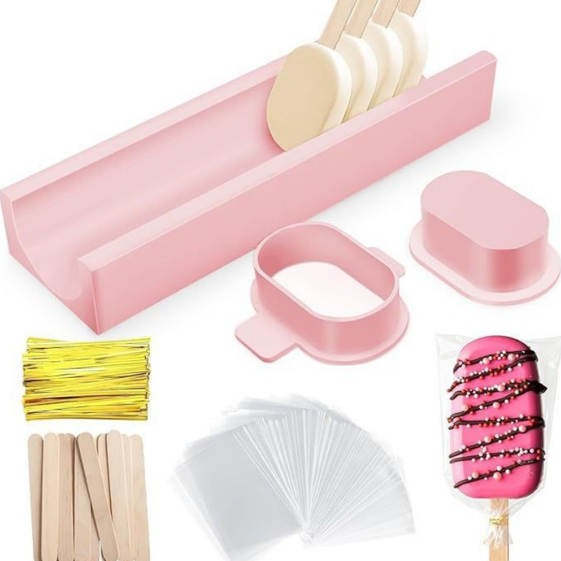 Cake Pop Mold Set with Tray No - огляд і ціна Baking Kitchen Diy