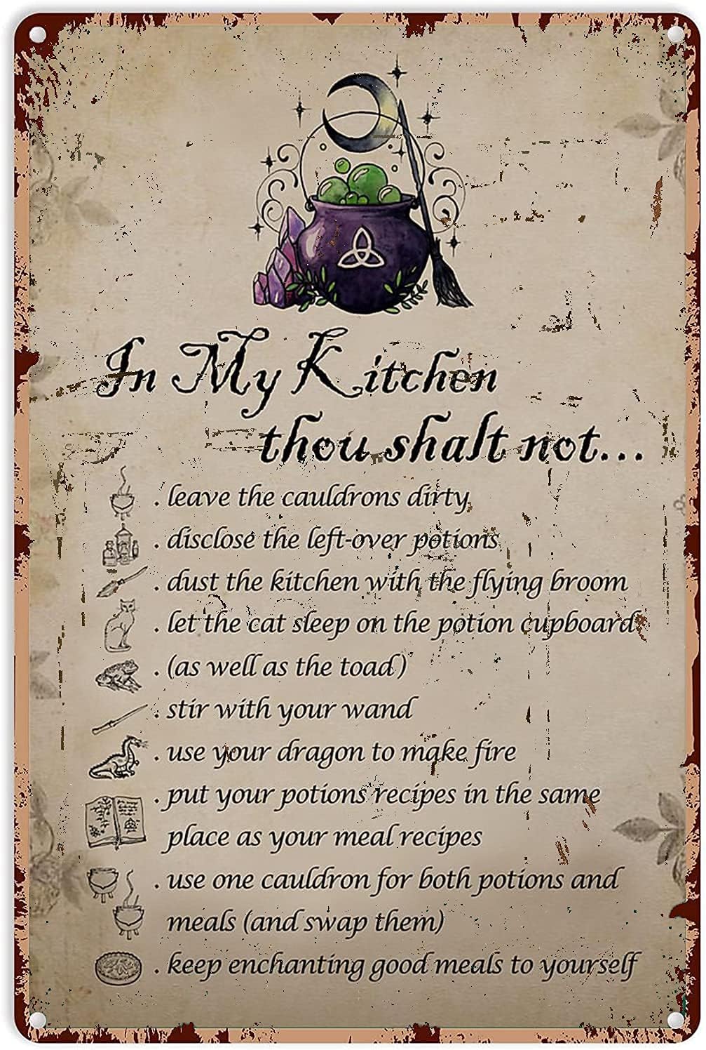 Witch Decor Halloween Vintage  - огляд і ціна Kitchen Witch Baking