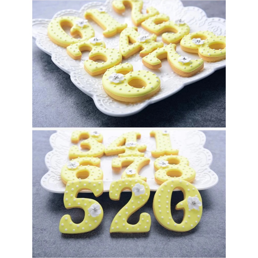Numbers Cookie Cutters Biscuit - огляд і ціна Kitchen Tools In Baking