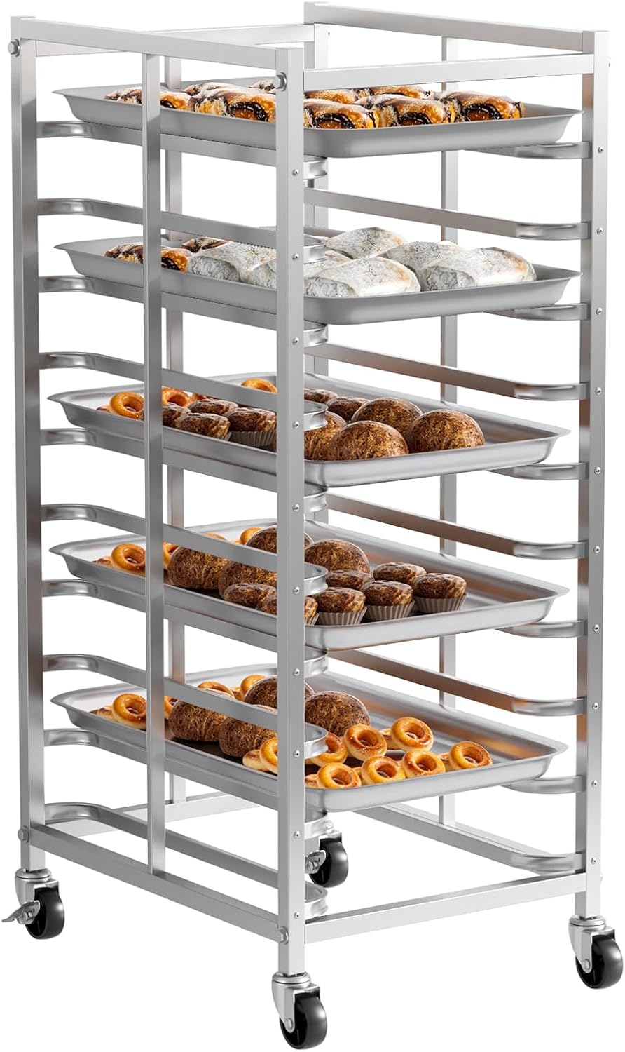 Commercial Stainless Steel Bak - огляд і ціна Kitchen Baking Trolley