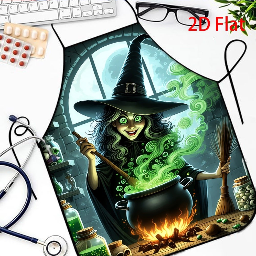 Funny Witch Cooking Apron, Hal - огляд і ціна Kitchen Witch Baking