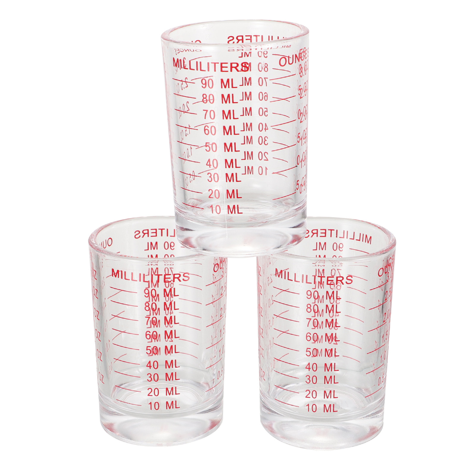 3Pcs Glass Measuring Cups Set  - огляд і ціна Kitchen With Baking Area