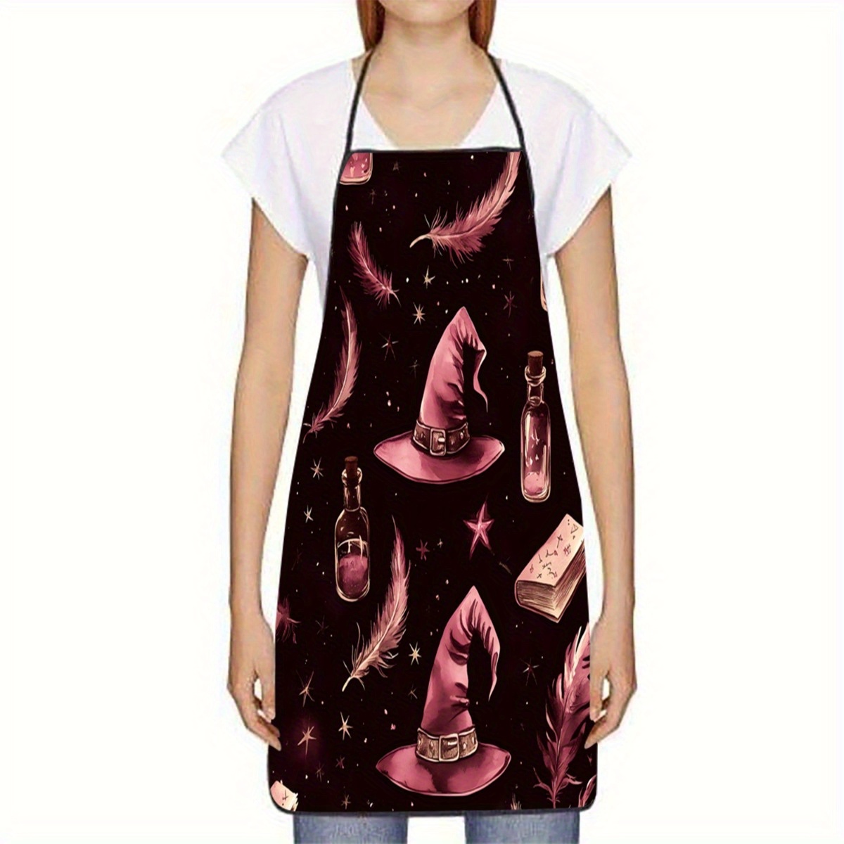 1pc Witch Hat & Feather Print  - огляд і ціна Kitchen Witch Baking