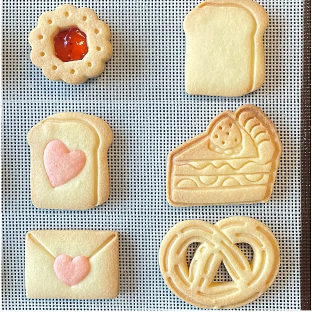 Sandwich Jam Biscuit Mold Stam - огляд і ціна Baking Kitchen Diy