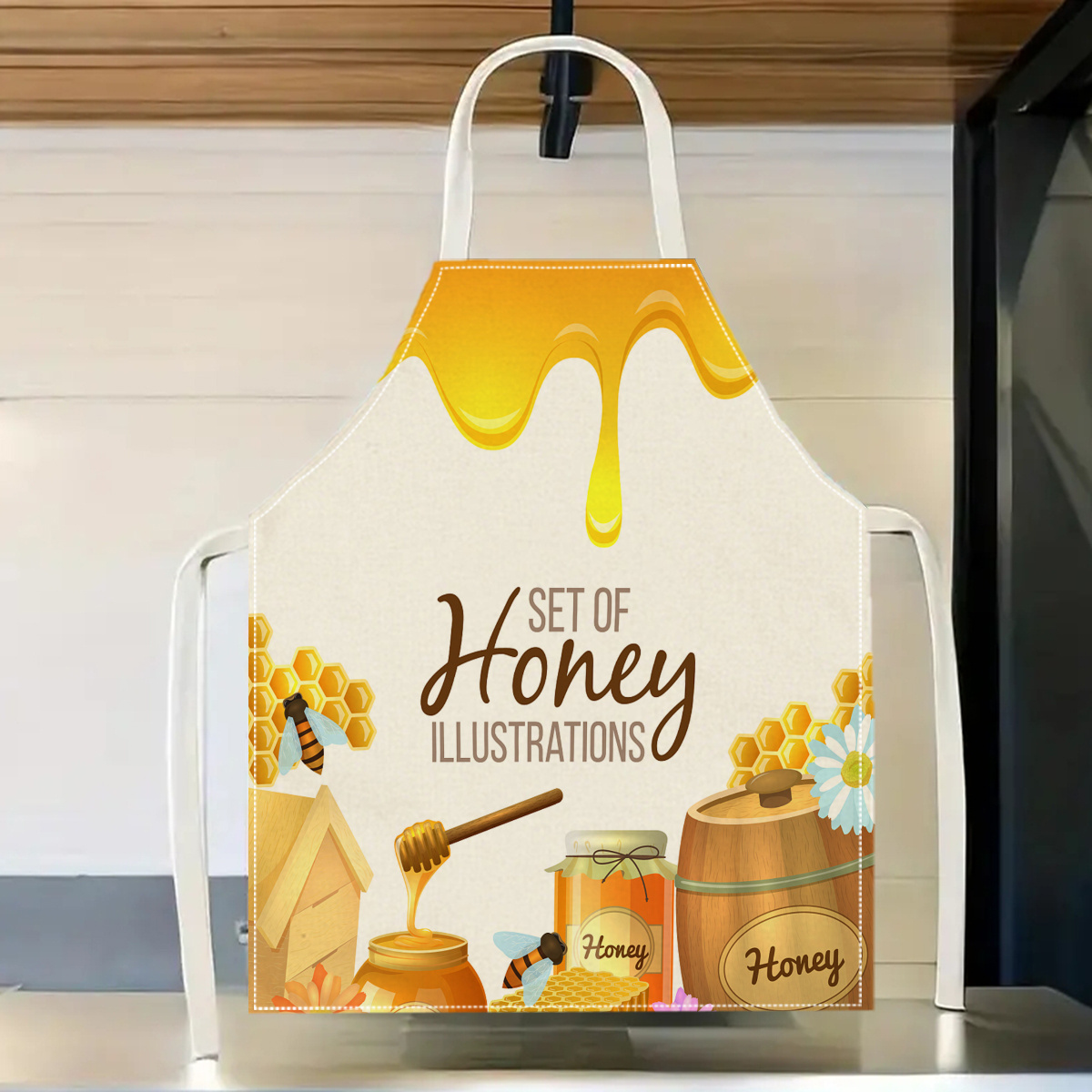 1pc Honey Bee Apron Sweet Kitc - огляд і ціна Baking Kitchen Design Ideas