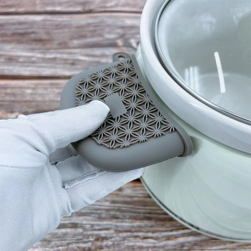Thickened Silicone Pan Handle  - огляд і ціна Kitchen Baking Pan Organizer