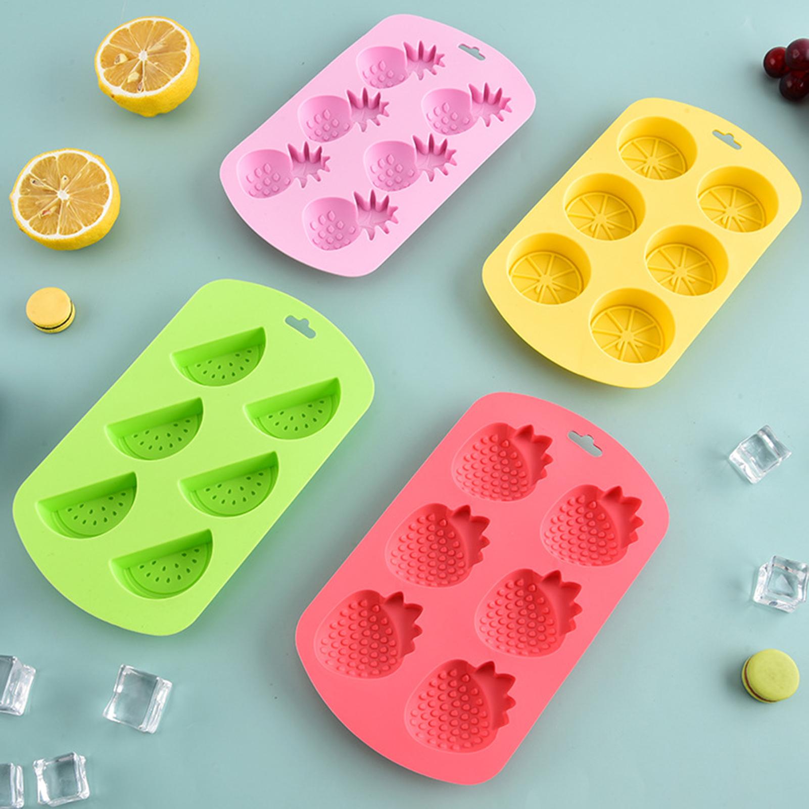 6 Cavity Fruit Shaped Silicone - огляд і ціна Baking Kitchen Diy
