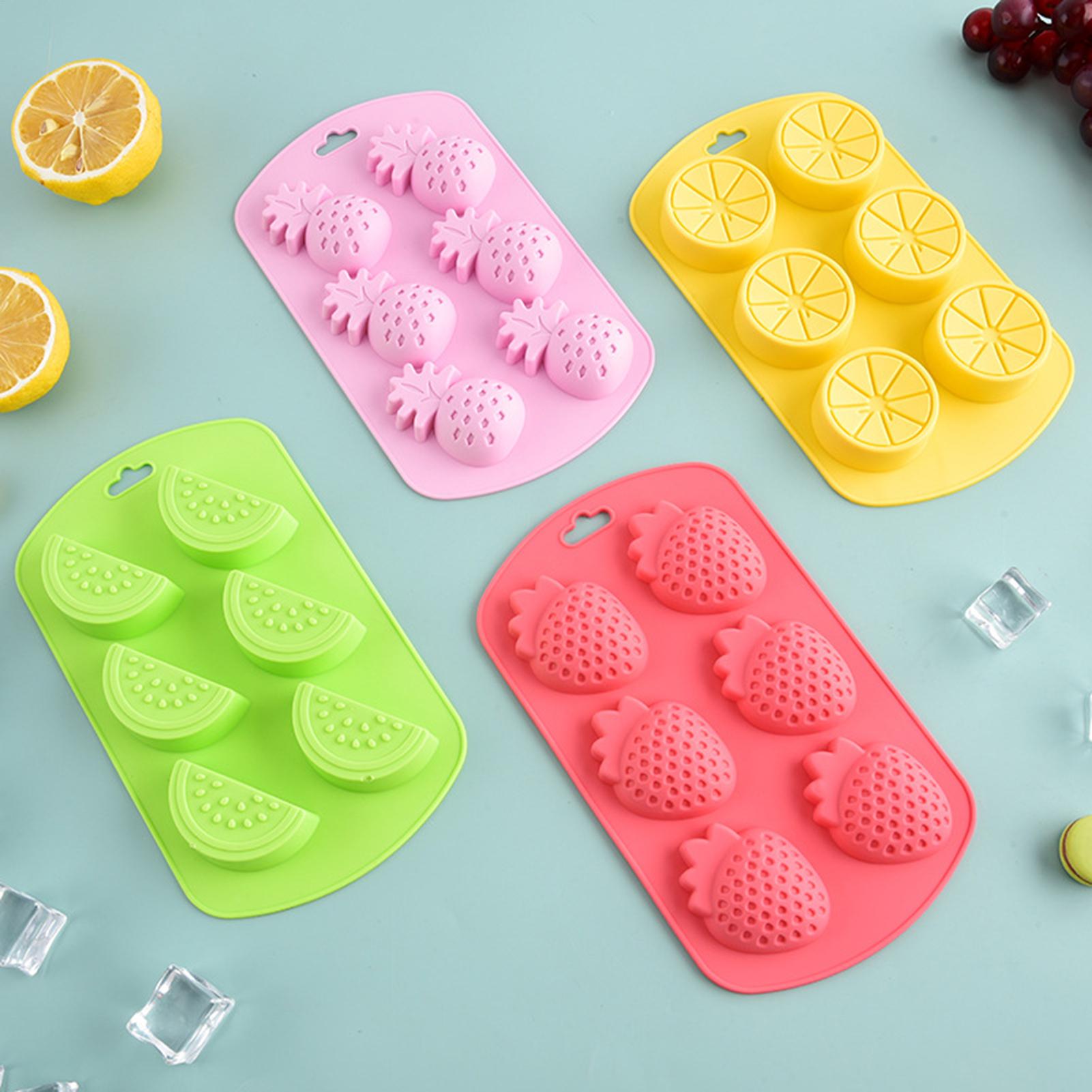 6 Cavity Fruit Shaped Silicone - огляд і ціна Baking Kitchen Diy