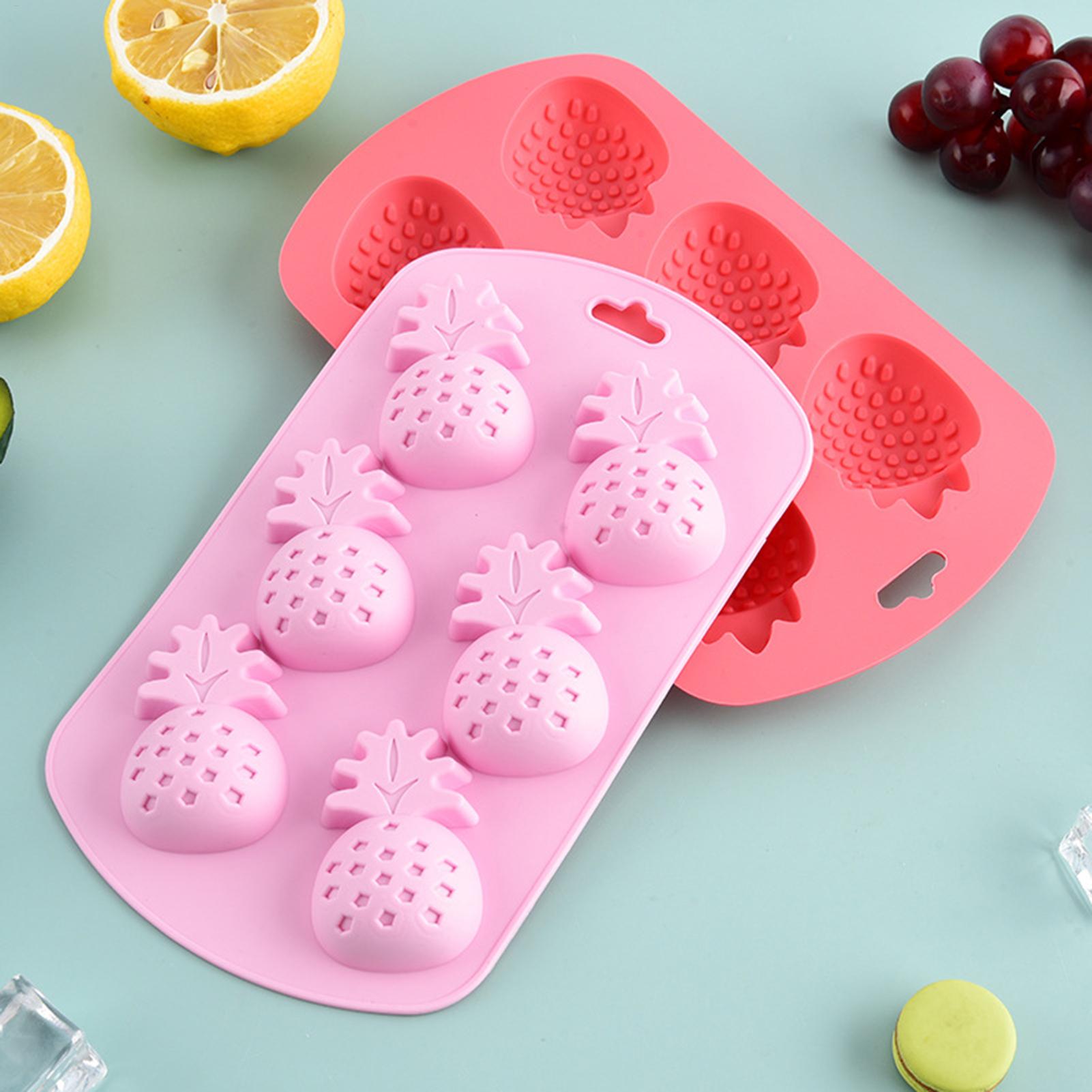 6 Cavity Fruit Shaped Silicone - огляд і ціна Baking Kitchen Diy