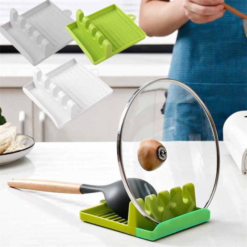 New Green Pot Lid Rack Stand P - огляд і ціна Kitchen Baking Pan Organizer