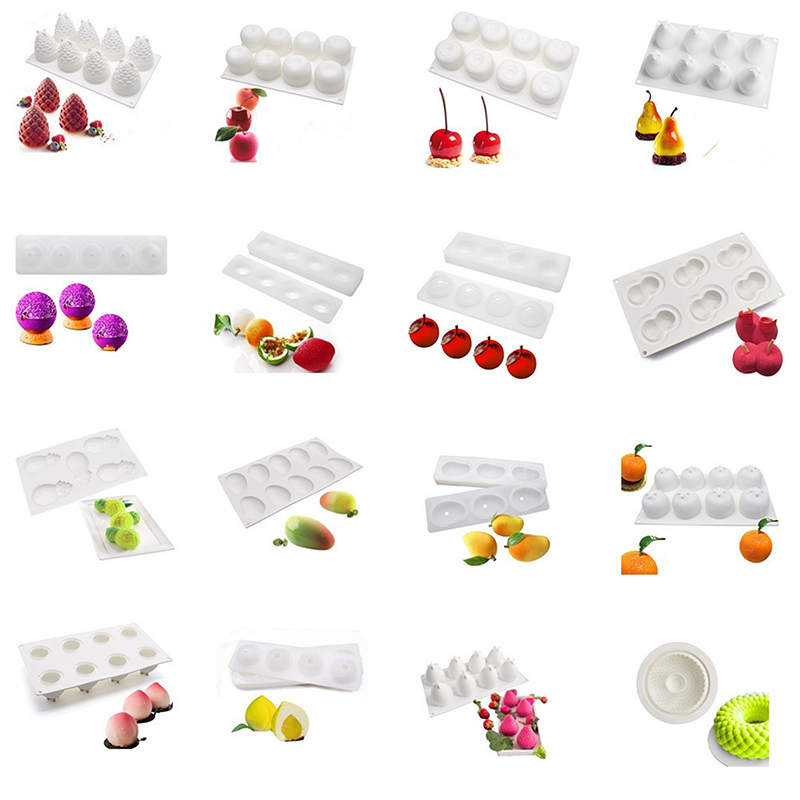 Food-Grade Silicone Fruit Seri - огляд і ціна Kitchen Baking Molds