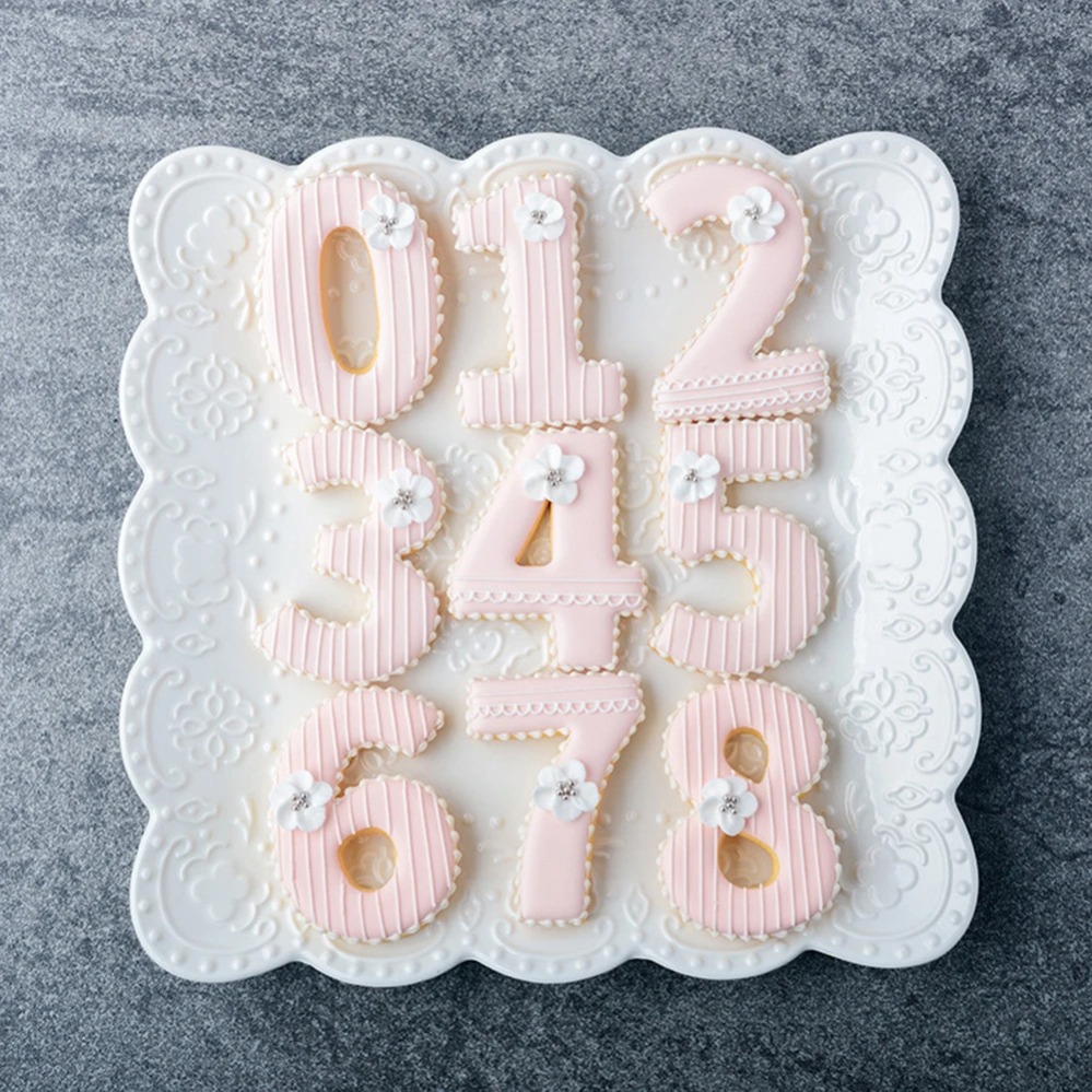 Large Numbers Cookie Cutters B - огляд і ціна Baking Kitchen Diy