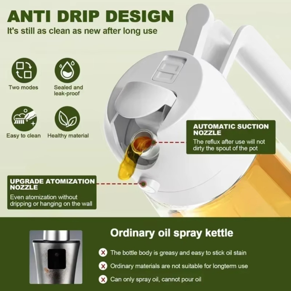 2in1 470ml Plastic Spray Oil S - огляд і ціна Kitchen With Baking Area