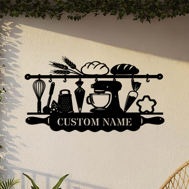 Personalized Kitchen Iron Wall - огляд і ціна Kitchen With Baking Area