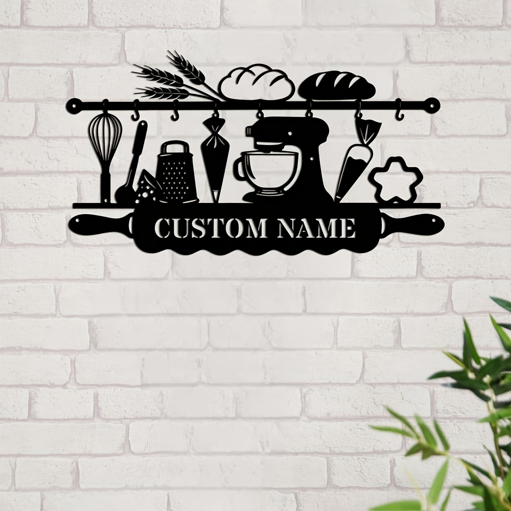 Personalized Kitchen Iron Wall - огляд і ціна Kitchen With Baking Area