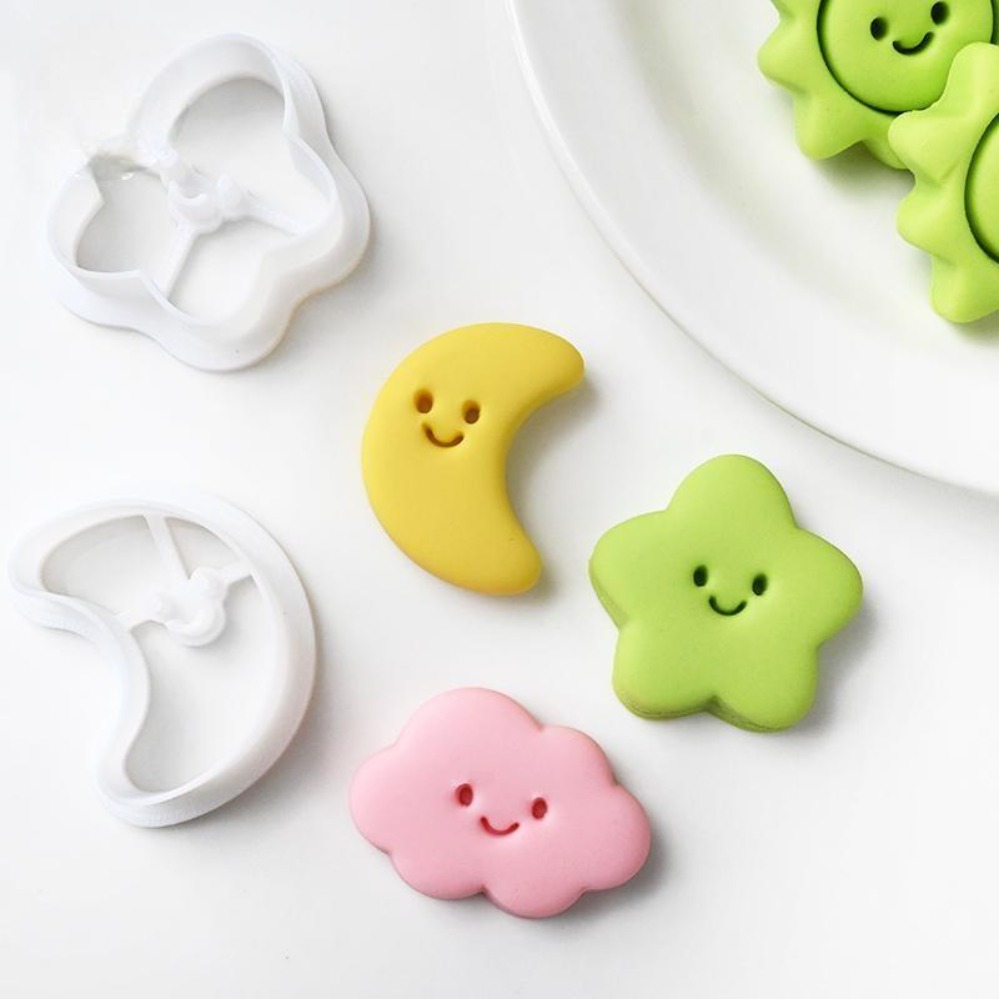 Cookie Cutters Moon Stars Sun  - огляд і ціна Baking Kitchen Diy
