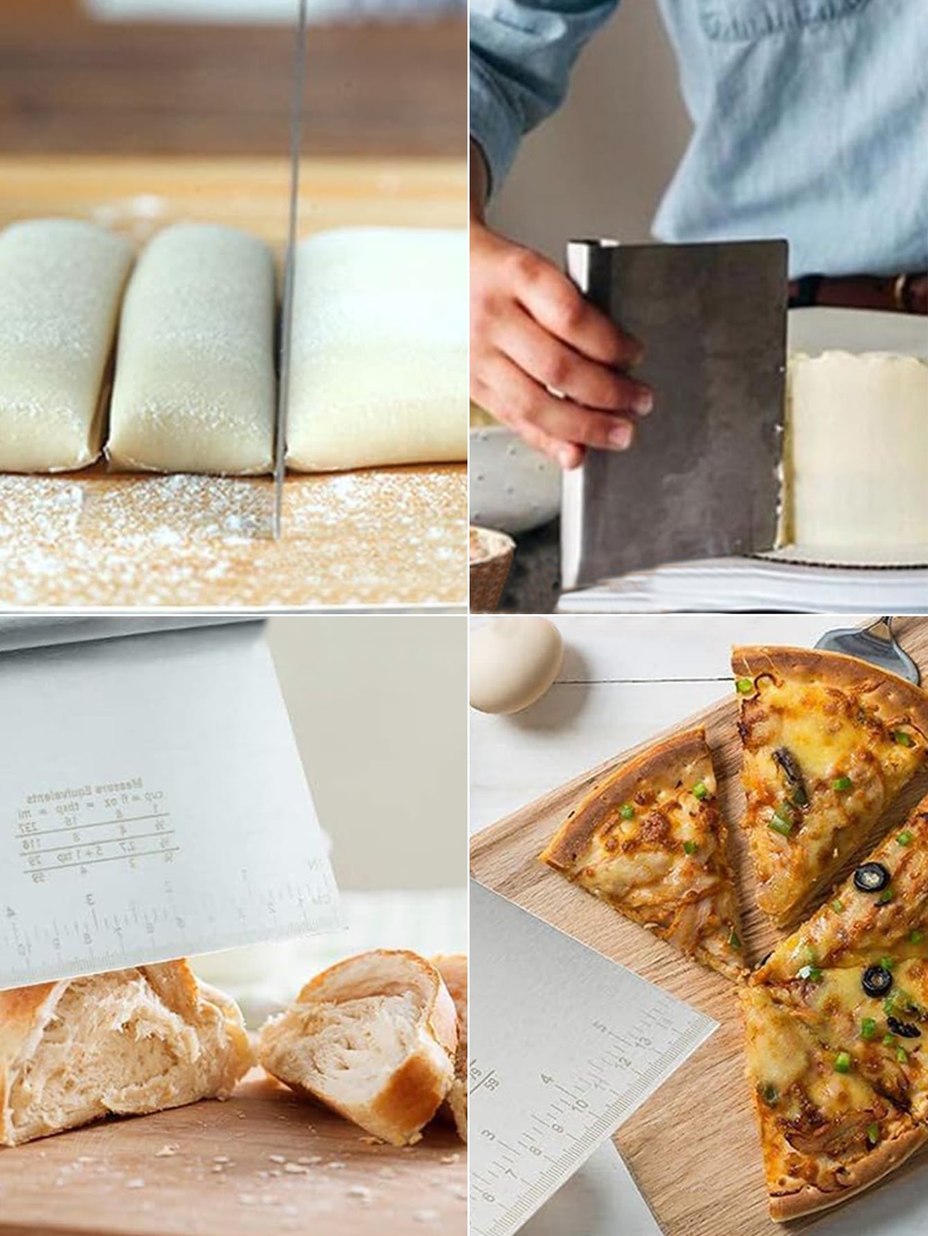 Dough Pastry Bench Cutter Scra - огляд і ціна Baking Kitchen Diy