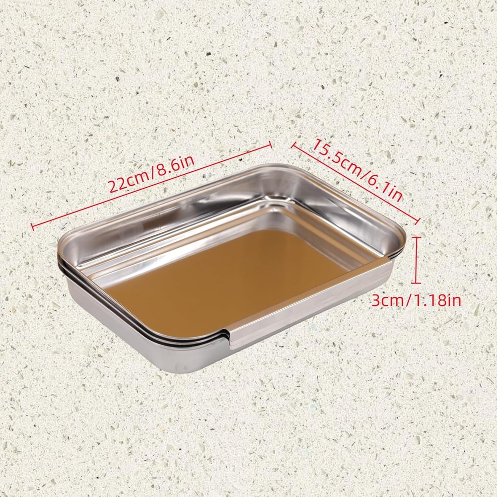 3Pcs Stainless Steel Seasoning - огляд і ціна Kitchen Baking Station
